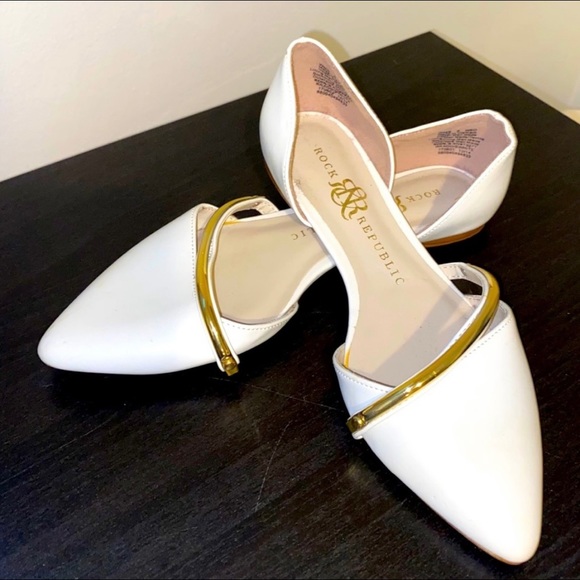 Rock & Republic leather flats - Picture 1 of 1